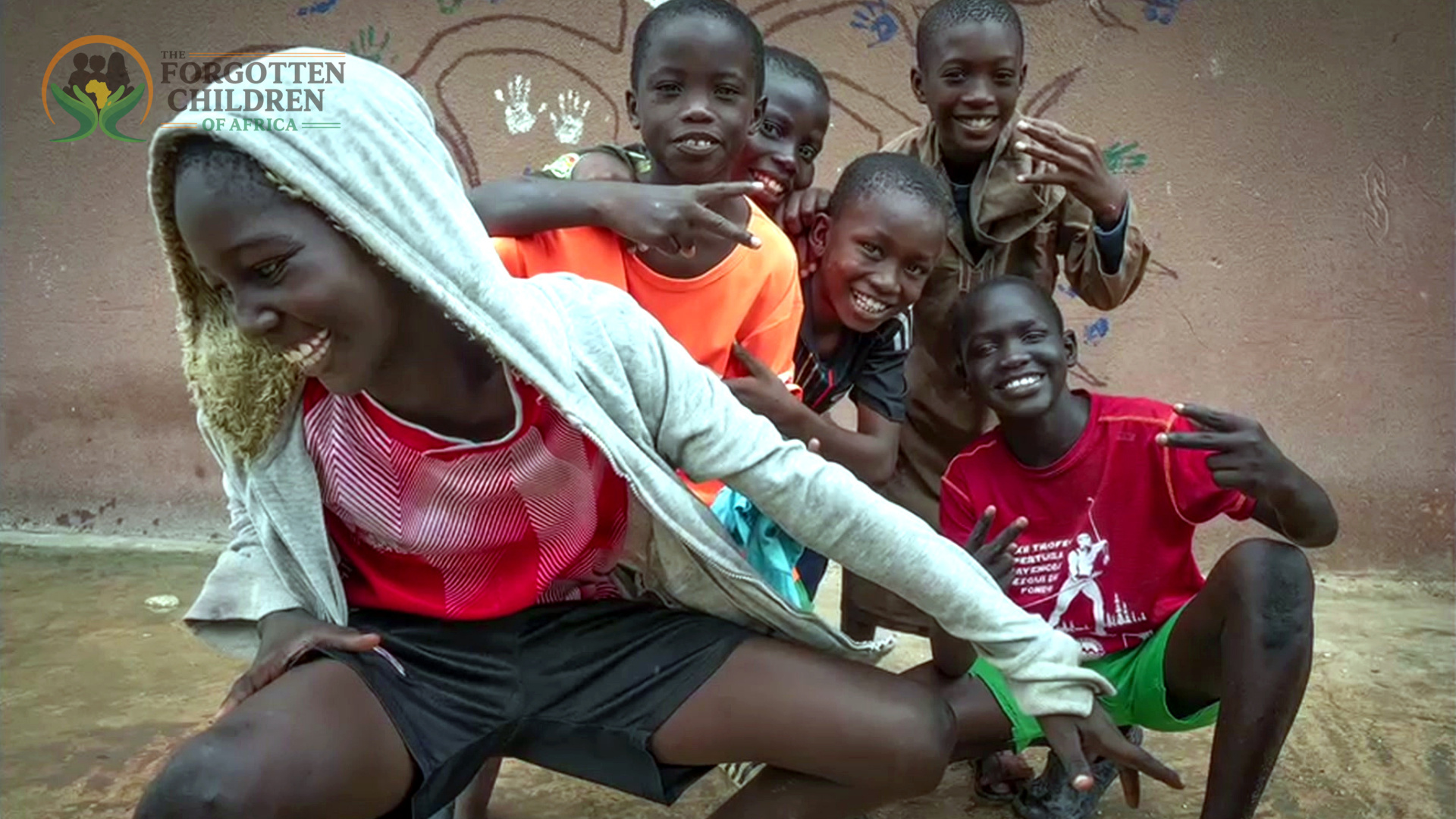 Children playing outdoors