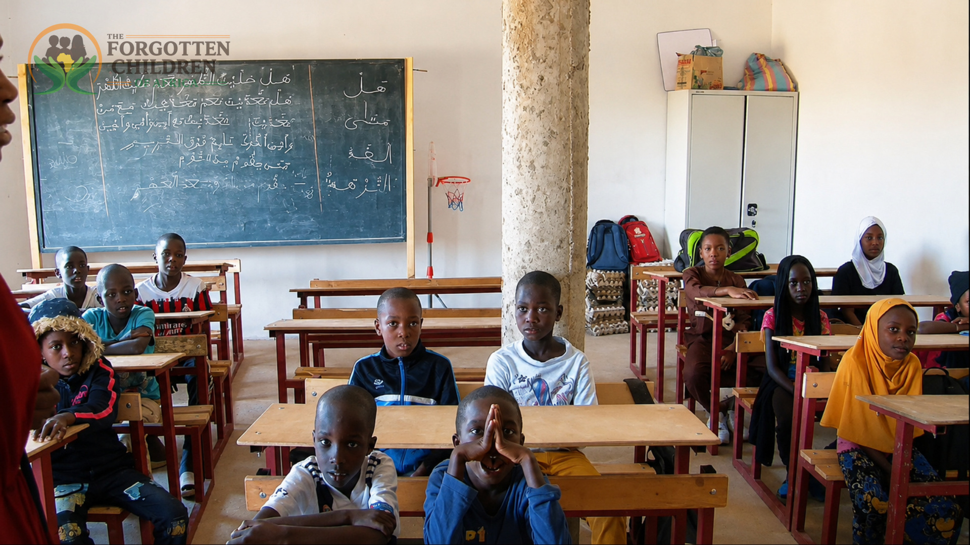 Students seated in classroom